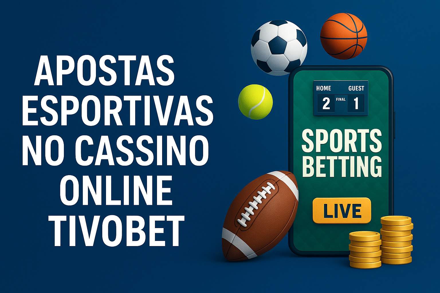 Aposte em apostas esportivas no cassino online TIVOBET