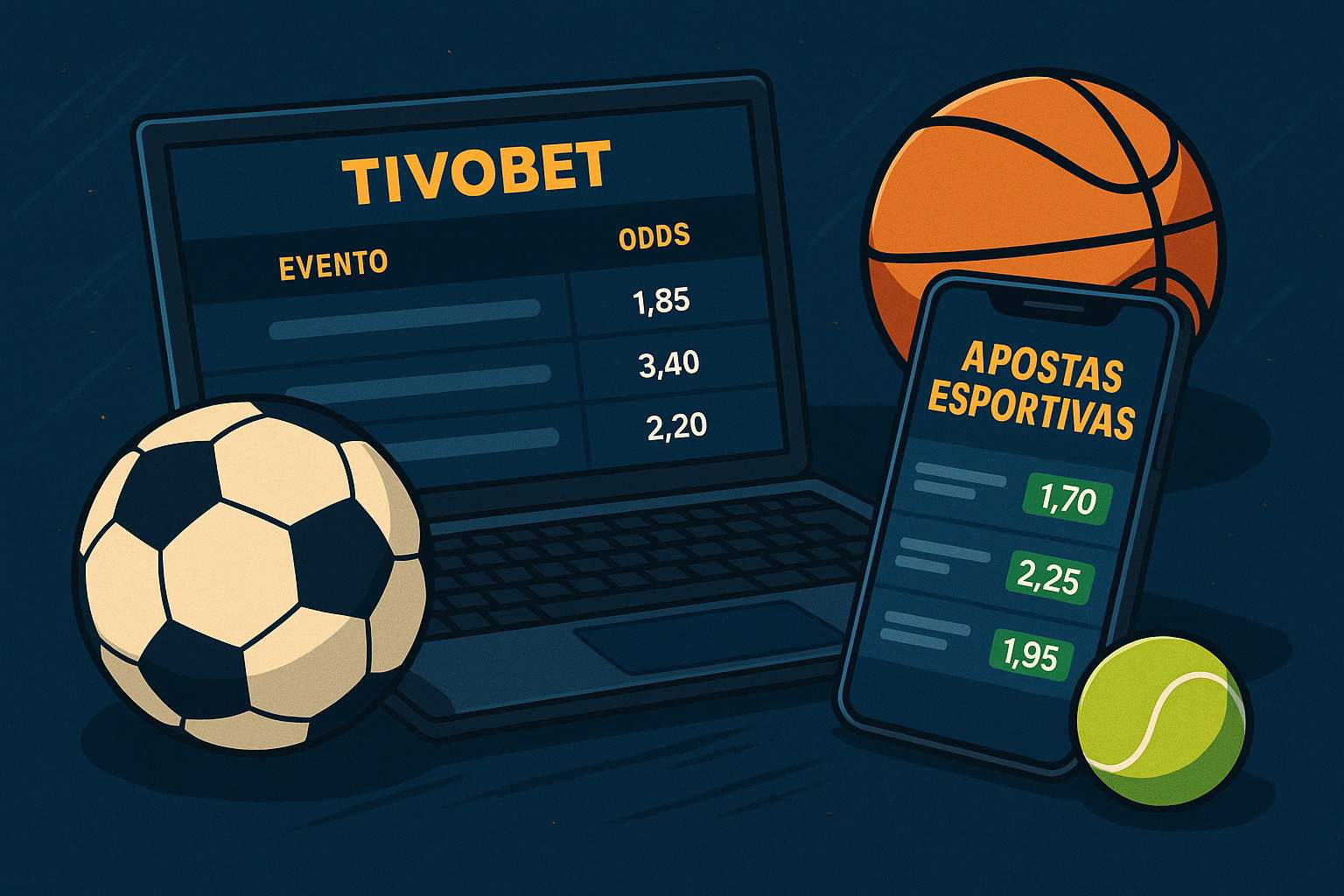 Apostas esportivas no cassino online TIVOBET  